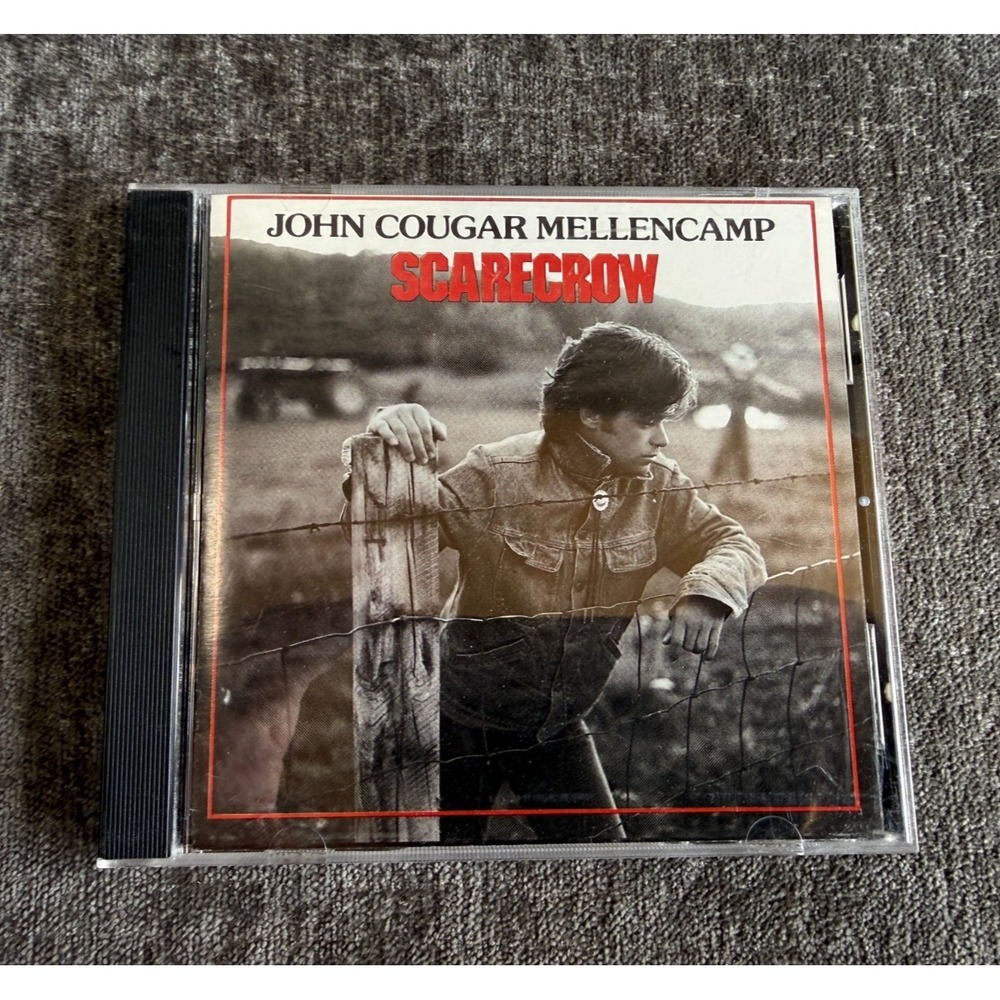 John Cougar Mellencamp CD Scarecrow Riva PolyGram Records Heartbreak Town Rock